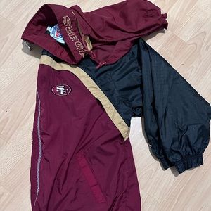 49ers men’s windbreaker